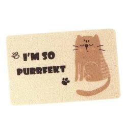 POPETPOP Cat Litter Mat 1pc Pet Cat Litter Mat Large Heating Pad Litter Pad Dog Food Feeding Mat PVC Chocolate Feeder Four Seasons Cat Sleeping Pad