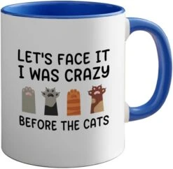 Bubble Hugs Cat Owner 2Tone Pink Mug 11oz - Dedicated Feline - Cat Women Fun Cat Parents Stuff Lady Paws Pet Dad Gifts -Purritos Shop 51aOOLp1DpL. AC