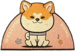 GENERIC Cat Litter Trapping Mat 23.6"x 15" For Cat Litter Box, Bathroom Mat, Bedroom Mat, Soft On Paws, Easy To Clean, Durable Cat Dog Bath Mat, Ripple Rug For Pet (Black Cat) -Purritos Shop 51b8wrNNptL. AC