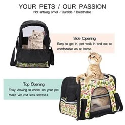 Pet Carrier Cute Sushi Japanese Food Soft-Sided Pet Travel Carriers For Cats,Dogs Puppy Comfort Portable Foldable Pet Bag Airline Approved 19 Pet Carrier Cute Sushi Japanese Food Soft-Sided Pet Travel Carriers For Cats,Dogs Puppy Comfort Portable Foldable Pet Bag Airline Approved -Purritos Shop 51bMv7brAKS