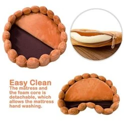 S-Lifeeling Pet Tart Bed Cushion Detachable Soft Fuzzy Cat Bed Winter Plush Lovely Tart Warm Nest Kennel Comfortable Extended Dog Mat Pad 14 S-Lifeeling Pet Tart Bed Cushion Detachable Soft Fuzzy Cat Bed Winter Plush Lovely Tart Warm Nest Kennel Comfortable Extended Dog Mat Pad -Purritos Shop 51bRfxkD48L