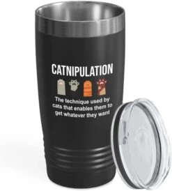 Flairy Land Cat Lady Black Tumbler 20oz - Catnipulation Defiition -Cat Themed Kitchenware Cat Parent Gift Cat Person Feline Mom Furkids Cat Sitter Cat Groomer Middle Aged Woman 13 Flairy Land Cat Lady Black Tumbler 20oz - Catnipulation Defiition -Cat Themed Kitchenware Cat Parent Gift Cat Person Feline Mom Furkids Cat Sitter Cat Groomer Middle Aged Woman -Purritos Shop 51biSji jL. AC