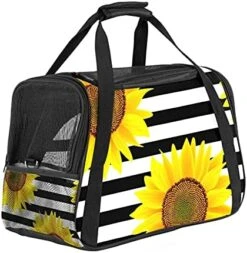 Pet Carrier Japanese Cuisine Sushi Octopus Sashimi Seafoods Pattern Soft-Sided Pet Travel Carriers For Cats,Dogs Puppy Comfort Portable Foldable Pet Bag Airline Approved -Purritos Shop 51cHe92k4kS. AC