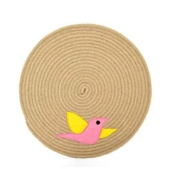 TEHAUX Pet Cat Hut- 1pc Pet Cat Litter Pad Circular Sleeping Mat Cartoon Hemp Rope Cushion Pet Placemat Food Feeding Mat Floor Mat (Random Color) 9 TEHAUX Pet Cat Hut- 1pc Pet Cat Litter Pad Circular Sleeping Mat Cartoon Hemp Rope Cushion Pet Placemat Food Feeding Mat Floor Mat (Random Color) -Purritos Shop 51hxt3r73PL