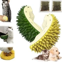 Durian-Shaped Cat Scratcher,Durian Multifunctional Toys,Cat Durian Shell Durian,Massaging And Removing Floating Hair Cat Dog Mint Toys (Green) 22 Durian-Shaped Cat Scratcher,Durian Multifunctional Toys,Cat Durian Shell Durian,Massaging And Removing Floating Hair Cat Dog Mint Toys (Green) -Purritos Shop 51o5Yhg2eYL. AC