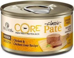Wellness CORE Grain-Free Wet Cat Food, Natural Canned Food For Cats, Made With Real Meat (Chicken, Turkey & Chicken Liver Pate, 3 Oz Cans, Pack Of 12) -Purritos Shop 51pzmEynyL. AC