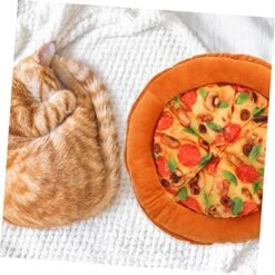 MARMERDO Cat Nest Indoor Cat House Cat Mat For Food Large Outdoor Cat House Plush Pizza Pet Mattress Thermal Dog Bed Cat House Bed Cat Hideaway Kitten Bed Cat Sleeping Mat Cloth The Dog 12 MARMERDO Cat Nest Indoor Cat House Cat Mat For Food Large Outdoor Cat House Plush Pizza Pet Mattress Thermal Dog Bed Cat House Bed Cat Hideaway Kitten Bed Cat Sleeping Mat Cloth The Dog -Purritos Shop 51q2LHAUMDL