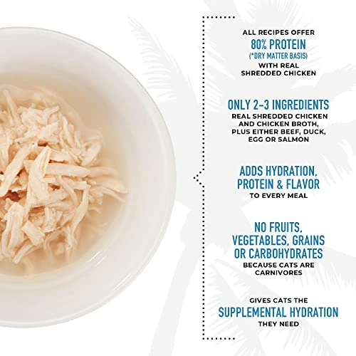 Tiki Cat Born Carnivore Complements Variety Pack, Chicken Blends, Wet, High-Protein & High-Moisture Cat Food Topper, 2.1 Oz. Cups (Pack Of 10) 7 Tiki Cat Born Carnivore Complements Variety Pack, Chicken Blends, Wet, High-Protein & High-Moisture Cat Food Topper, 2.1 Oz. Cups (Pack Of 10) - Image 5