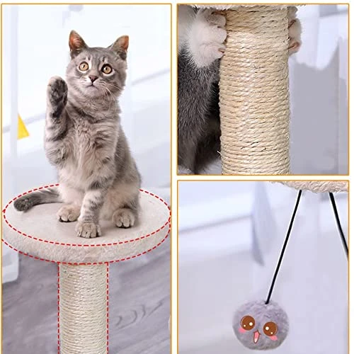 JYDQM Toy Climbing Furniture Cats Scratching Shape Interactive Toys Kitten Climbing Frame Cats Scratch Board (Color : A, Size : One Size) 6 JYDQM Toy Climbing Furniture Cats Scratching Shape Interactive Toys Kitten Climbing Frame Cats Scratch Board (Color : A, Size : One Size) - Image 4