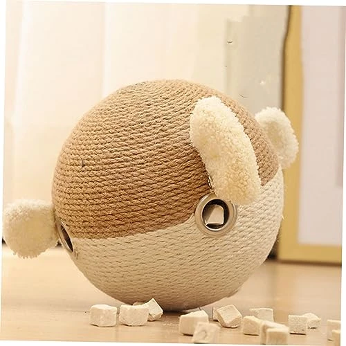 PATKAW Toys Sisal Rope Household Cat Scratcher Wear-Resistant Scratching Ball Cat Scratcher Ball Wear-Resistant Scratching Board Cat Treat Toy Dog Treat Dispenser Pet Cat Supplies 4 PATKAW Toys Sisal Rope Household Cat Scratcher Wear-Resistant Scratching Ball Cat Scratcher Ball Wear-Resistant Scratching Board Cat Treat Toy Dog Treat Dispenser Pet Cat Supplies - Image 2
