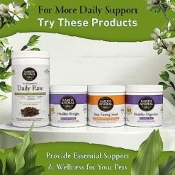 Earth Animal Daily Raw Cat Food & Raw Dog Food Topper - Complete Cat & Dog Vitamins Supplement, 1 Pound -Purritos Shop 51t4UnaDQSL