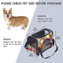 Pet Carrier Tasty Food Soft-Sided Pet Travel Carriers For Cats,Dogs Puppy Comfort Portable Foldable Pet Bag Airline Approved -Purritos Shop 51uYsrFw0xS