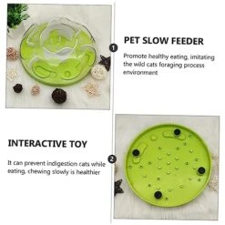 POPETPOP Cat Anti Choking Toy Doll Playsets Chew Toys Puppy Puzzle Small Puppy Toys Cat Puzzle Bowl Interactive Cat Food Bowl Cat Training Plaything Pet Cat Slow Feeding Toy Cat Maze Feeder -Purritos Shop 51uYt9NJeoL