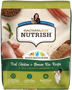 Rachael Ray Nutrish Premium Natural Dry Cat Food, Real Chicken & Brown Rice Recipe, 14 Pounds (Packaging May Vary) -Purritos Shop 51wgpxaL91L. AC