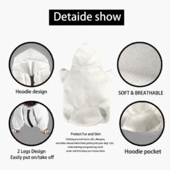 Rivatimrio Doughnut Pink Dessert Basic Dog Hoodie Sweatshirts, Yummy Novelty Sweet Food Pet Clothes Hoodies With Hat, Soft Outfit Coat For Large Medium Small Dogs - S -Purritos Shop 51wrVD6ioHL