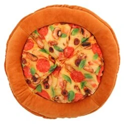 MARMERDO Cat Nest Indoor Cat House Cat Mat For Food Large Outdoor Cat House Plush Pizza Pet Mattress Thermal Dog Bed Cat House Bed Cat Hideaway Kitten Bed Cat Sleeping Mat Cloth The Dog