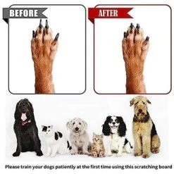 GENERIC Dog Scratch Pad For Nails Double Sided Scratch Board For Dog -Purritos Shop 51xfvDRnHlL