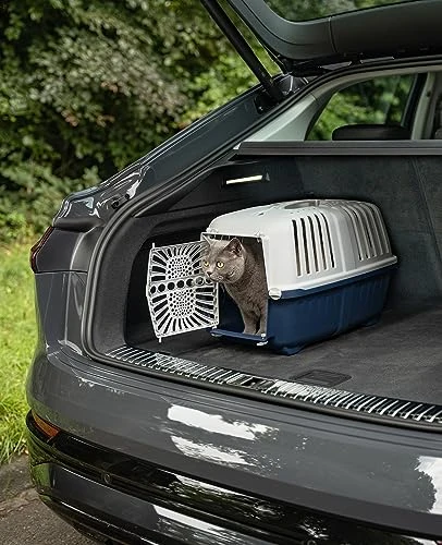 Lionto Plastic Transport Box For Dogs And Cats 48 X 31.5 X 33 Cm Dark Blue 5 Lionto Plastic Transport Box For Dogs And Cats 48 X 31.5 X 33 Cm Dark Blue - Image 3