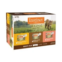 Instinct Original Grain Free Recipe Variety Pack Natural Wet Canned Cat Food By Nature's Variety, 3 Ounce (Pack Of 12)