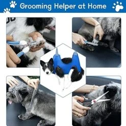 Alkyne Cuddles And Meow - Good Cat Hammock, Cuddlesmeow Cat&Dog Grooming Hammock, Pet Grooming Hammock Harness With Nail Clippers And Trimmer (Blue, S) 20 Alkyne Cuddles And Meow - Good Cat Hammock, Cuddlesmeow Cat&Dog Grooming Hammock, Pet Grooming Hammock Harness With Nail Clippers And Trimmer (Blue, S) -Purritos Shop 51zixos3WfL