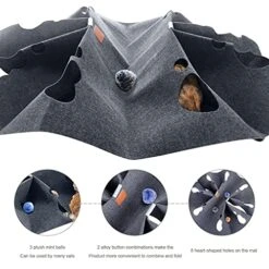 Cat Play Rug For Indoor Cats, Cat Activity Sniffing Mat Pad Snuffle Feeder Mat Interactive Behavioral Training Rug For Cats Dogs -Purritos Shop 51zyboVSfUL