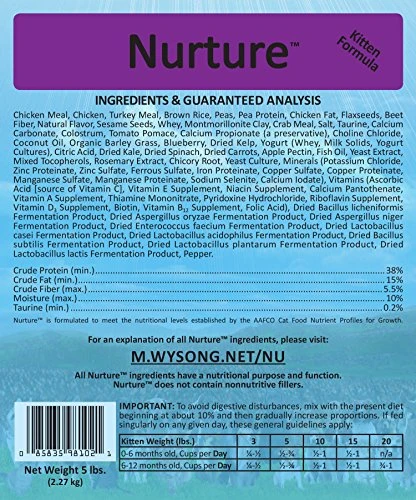 Wysong Nurture Kitten Formula Dry Kitten Food - 5 Pound Bag 7 Wysong Nurture Kitten Formula Dry Kitten Food - 5 Pound Bag - Image 5