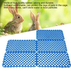 SH-RuiDu 5pcs Thicken Rabbit Cage Mat Floor Rubber Mats Feet Pads For Pet Cats Dogs Hamster 7 SH-RuiDu 5pcs Thicken Rabbit Cage Mat Floor Rubber Mats Feet Pads For Pet Cats Dogs Hamster -Purritos Shop 61PrL65hHfL
