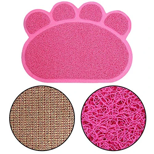 QCUTEP Pet Feeding Mat, Pet Litter Mat PVC Non-Slip Litter Tray Mat Waterproof Claw-Printed Pet Litter Pads For Cats Dogs And Puppies 40 X 30cm 4 QCUTEP Pet Feeding Mat, Pet Litter Mat PVC Non-Slip Litter Tray Mat Waterproof Claw-Printed Pet Litter Pads For Cats Dogs And Puppies 40 X 30cm - Image 2