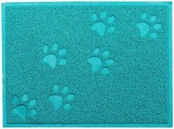 Pet Cat Litter Mat,MUEQU Waterproof Pet Box Mat Food Bowl Mat Cat Litter Trap Mat, Litter Trapper Mat,PVC, 30 X 40 Cm,Easy To Clean (Green) -Purritos Shop 61cjC1md wL. AC