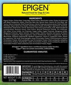 Wysong Epigen Canine/Feline Dry Diet - Dog/Cat Food- 5 Pound Bag (WDCFE5) 7 Wysong Epigen Canine/Feline Dry Diet - Dog/Cat Food- 5 Pound Bag (WDCFE5) -Purritos Shop 61h11SRSf0L