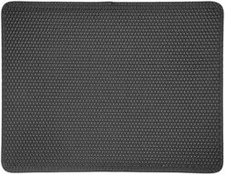 Zhengtufuzhuang Double Dog Litter Mat EVA Dog And Cat Pet Mat Ribbon + Velcro Edge Portable (Color : Black) -Purritos Shop 61w7ObRGfiL. AC